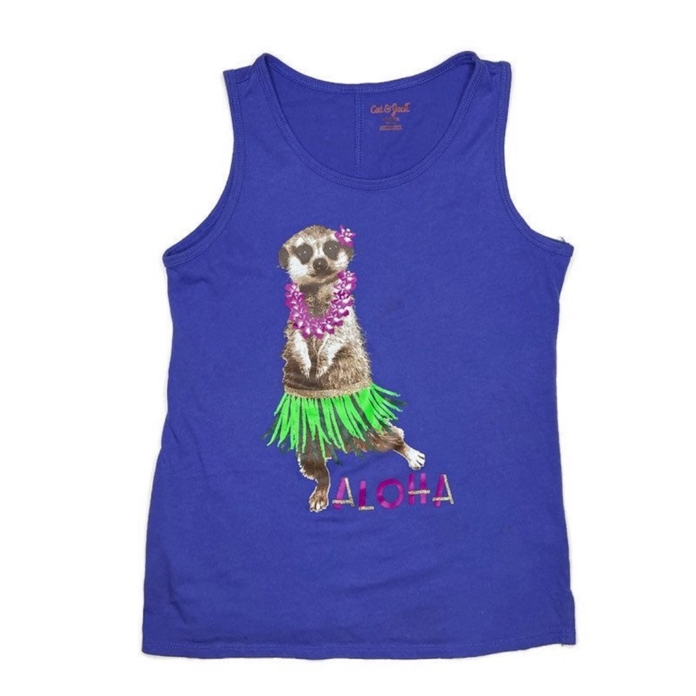Cat & Jack Aloha Meerkat Tank Top